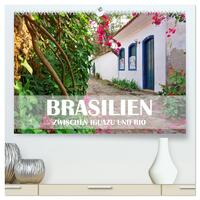 Brasilien - Zwischen Iguazu und Rio (hochwertiger Premium Wandkalender 2025 DIN A2 quer), Kunstdruck in Hochglanz