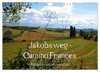 Jakobsweg - Camino Frances (Wandkalender 2025 DIN A4 quer), CALVENDO Monatskalender