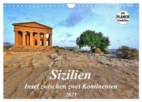 Sizilien - Insel zwischen zwei Kontinenten (Wandkalender 2025 DIN A4 quer), CALVENDO Monatskalender