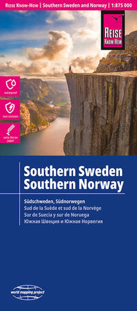 Reise Know-How Landkarte Südschweden, Südnorwegen / Southern Sweden and Norway (1:875.000)