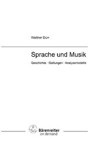 Sprache und Musik