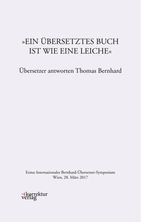 Ein übersetztes Buch ist wie eine Leiche