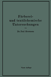 Färberei- und textilchemische Untersuchungen