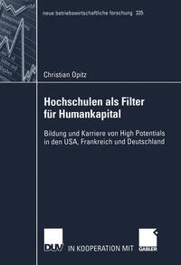 Hochschulen als Filter für Humankapital