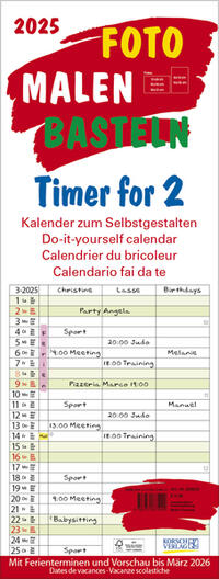 Foto-Malen-Basteln Timer for 2 2025