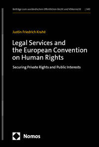 Legal Services and the European Convention on Human Rights