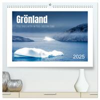 Grönland - eisige Landschaften im Prins Christian Sund (hochwertiger Premium Wandkalender 2025 DIN A2 quer), Kunstdruck in Hochglanz