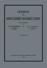 Lexikon der Ernährungskunde