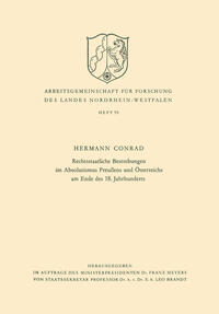 Rechtsstaatliche Bestrebungen im Absolutismus Preußens und Österreichs am Ende des 18. Jahrhunderts