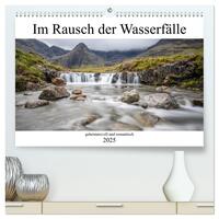 Im Rausch der Wasserfälle - geheimnisvoll und romantisch (hochwertiger Premium Wandkalender 2025 DIN A2 quer), Kunstdruck in Hochglanz