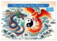 Yin und Yang der Wesen - Asiatische Mythen im Gleichgewicht (Wandkalender 2025 DIN A2 quer), CALVENDO Monatskalender