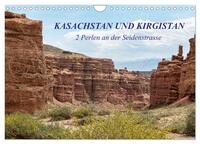 Kasachstan und Kirgistan (Wandkalender 2025 DIN A4 quer), CALVENDO Monatskalender