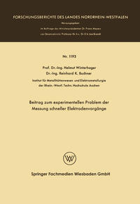 Beitrag zum experimentellen Problem der Messung schneller Elektrodenvorgänge