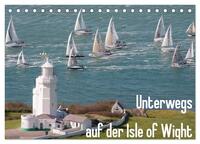 Unterwegs auf der Isle of Wight (Tischkalender 2025 DIN A5 quer), CALVENDO Monatskalender