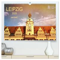 LEIPZIG urcool (hochwertiger Premium Wandkalender 2025 DIN A2 quer), Kunstdruck in Hochglanz