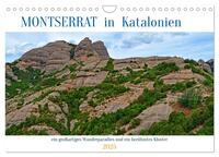 MONTSERRAT in Katalonien (Wandkalender 2025 DIN A4 quer), CALVENDO Monatskalender