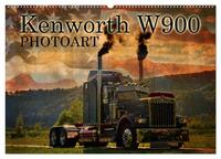 Kenworth W900 PHOTOART (Wandkalender 2025 DIN A2 quer), CALVENDO Monatskalender