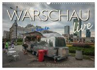 Warschau live (Wandkalender 2025 DIN A3 quer), CALVENDO Monatskalender