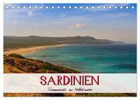 Sardinien Panoramakalender (Tischkalender 2025 DIN A5 quer), CALVENDO Monatskalender