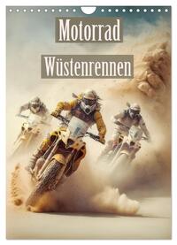 Motorrad Wüstenrennen (Wandkalender 2025 DIN A4 hoch), CALVENDO Monatskalender