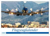 Flugzeugkalender (Wandkalender 2025 DIN A4 quer), CALVENDO Monatskalender