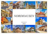 Nordhausen Impressionen (Wandkalender 2025 DIN A2 quer), CALVENDO Monatskalender