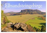 Elbsandsteingebirge (Wandkalender 2025 DIN A2 quer), CALVENDO Monatskalender