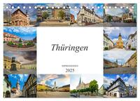 Thüringen Impressionen (Tischkalender 2025 DIN A5 quer), CALVENDO Monatskalender