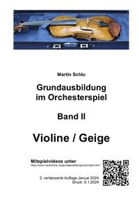 Grundausbildung im Orchesterspiel, Violine Band 2