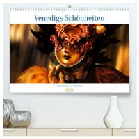 Venedigs Schönheiten (hochwertiger Premium Wandkalender 2025 DIN A2 quer), Kunstdruck in Hochglanz