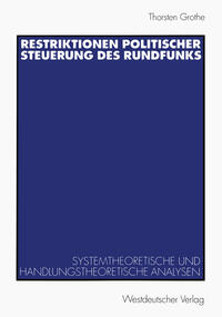 Restriktionen politischer Steuerung des Rundfunks