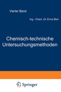 Chemisch-technische Untersuchungsmethoden