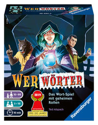 Ravensburger 26025 Werwörter - Spannendes Wort-Ratespiel für Erwachsene und Kinder ab 10 Jahren, Ideal für Spieleabende mit Freunden oder der Familie für 3-10 Spieler