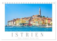 Istrien - Piran • Novigrad • Rovinj • Pula (Tischkalender 2025 DIN A5 quer), CALVENDO Monatskalender