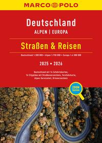 MARCO POLO Straßen & Reisen 2025/2026 Deutschland 1:300.000