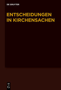 Entscheidungen in Kirchensachen seit 1946 / 1.7.-31.12.2009