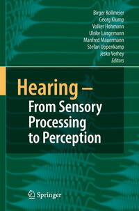 Hearing - From Sensory Processing to Perception