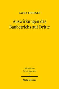 Auswirkungen des Baubetriebs auf Dritte