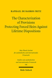 The Characterization of Provisions Protecting Forced Heirs Against Lifetime Dispositions