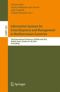 Information Systems for Crisis Response and Management in Mediterranean Countries