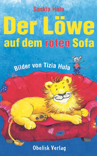 Der Löwe auf dem roten Sofa