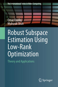 Robust Subspace Estimation Using Low-Rank Optimization