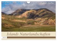 Islands Naturlandschaften (Wandkalender 2025 DIN A4 quer), CALVENDO Monatskalender