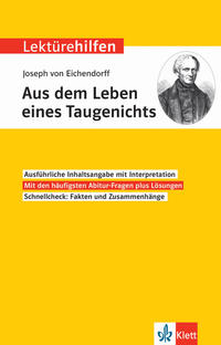 Klett Lektürehilfen Joseph von Eichendorff, Aus dem Leben eines Taugenichts