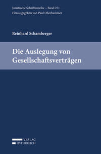 Die Auslegung von Gesellschaftsverträgen