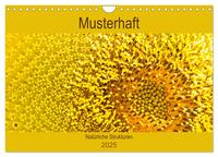 Musterhaft - Natürliche Strukturen (Wandkalender 2025 DIN A4 quer), CALVENDO Monatskalender