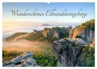 Wunderschönes Elbsandsteingebirge (Wandkalender 2025 DIN A2 quer), CALVENDO Monatskalender