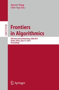 Frontiers in Algorithmics