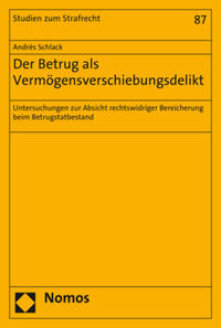 Der Betrug als Vermögensverschiebungsdelikt