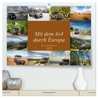 Mit dem 4x4 durch Europa (hochwertiger Premium Wandkalender 2025 DIN A2 quer), Kunstdruck in Hochglanz